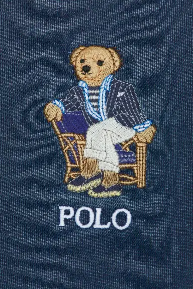 Polo Ralph Lauren Short Sleeve Jersey Knit Novelty Newport Bear T-Shirt | Thumbnail 5