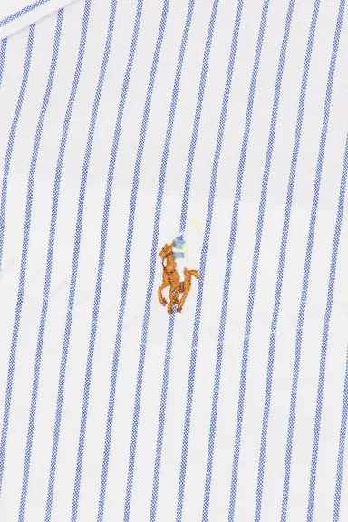 Polo Ralph Lauren Short Sleeve Lightweight Oxford Andy Stripe Camp Shirt | Thumbnail 5