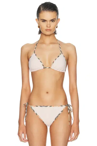 Burberry Triangle Bikini Top | Thumbnail 1 Burberry Triangle Bikini Top | Thumbnail 1