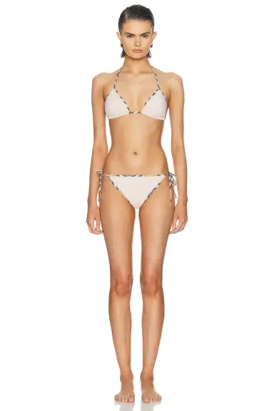 Burberry Tie Side Bikini Bottom | Thumbnail 4 Burberry Tie Side Bikini Bottom | Thumbnail 4