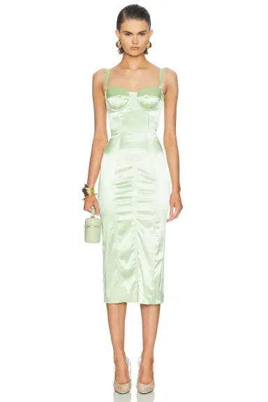 Dolce & Gabbana Bustier Midi Dress | Thumbnail 1 Dolce & Gabbana Bustier Midi Dress | Thumbnail 1