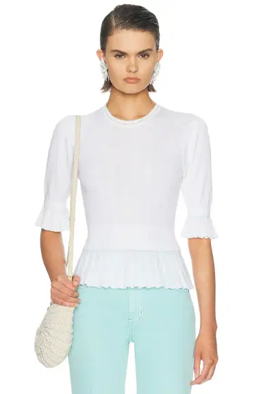 Chloé Pointelle Sweater | Thumbnail 1 Chloé Pointelle Sweater | Thumbnail 1