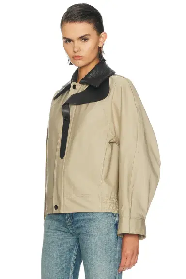 Bottega Veneta Leather Trim Jacket | Thumbnail 4 Bottega Veneta Leather Trim Jacket | Thumbnail 4