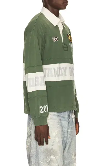 VANDYTHEPINK Washed Long Sleeve Rugby | Thumbnail 2