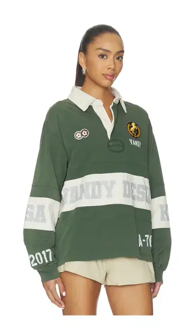 VANDYTHEPINK Washed Long Sleeve Rugby | Thumbnail 11
