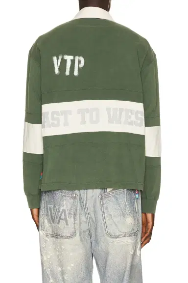 VANDYTHEPINK Washed Long Sleeve Rugby | Thumbnail 4