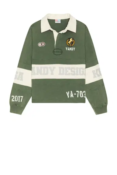 VANDYTHEPINK Washed Long Sleeve Rugby | Thumbnail 6