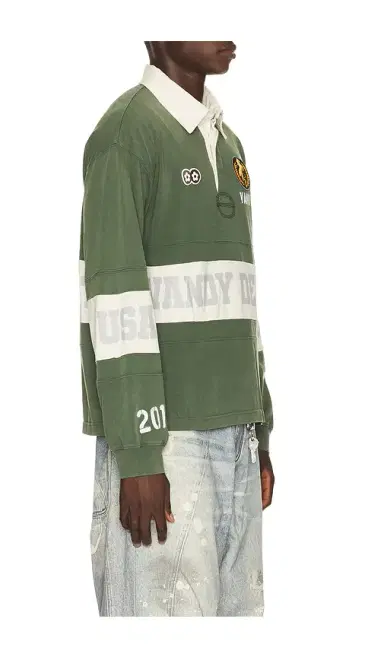 VANDYTHEPINK Washed Long Sleeve Rugby | Thumbnail 9