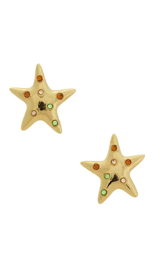 petit moments Small Sea Star Earrings
