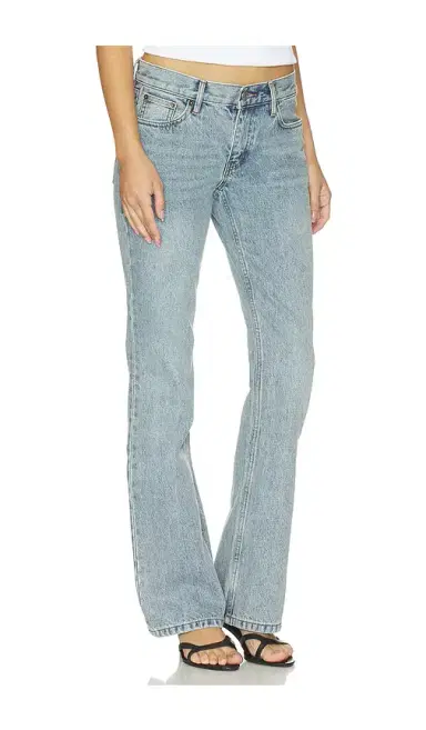STILL HERE Tomorrow Low Rise Skinny Bootcut Jeans | Thumbnail 2