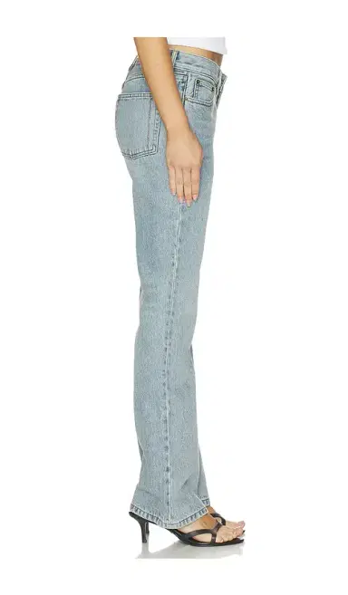 STILL HERE Tomorrow Low Rise Skinny Bootcut Jeans | Thumbnail 3