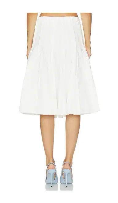 Markgong Pleated Midi Skirt | Thumbnail 4