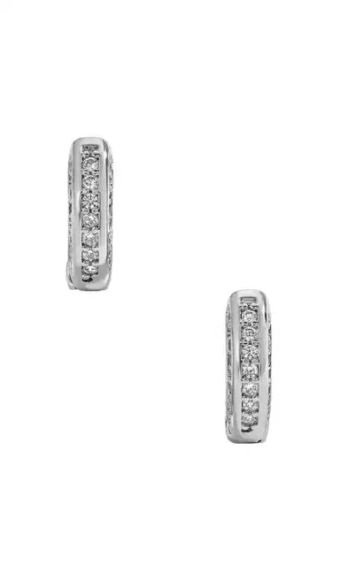 Mazin Jewels Charlotte Hoops Earring | Thumbnail 2