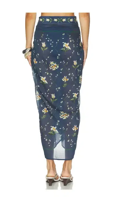Agua by Agua Bendita Lavanda Pareo Midi Skirt | Thumbnail 4 Agua by Agua Bendita Lavanda Pareo Midi Skirt | Thumbnail 4