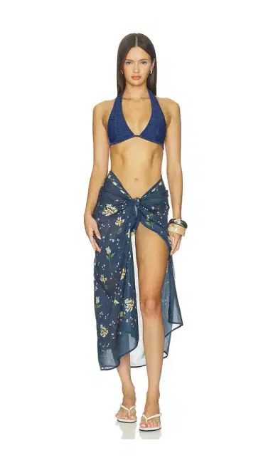 Agua by Agua Bendita Lavanda Pareo Midi Skirt | Thumbnail 5 Agua by Agua Bendita Lavanda Pareo Midi Skirt | Thumbnail 5