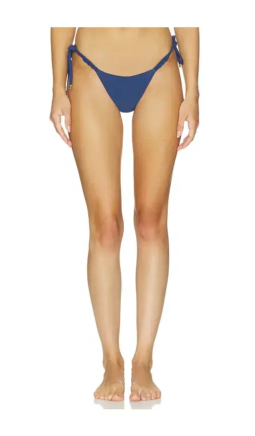 X Alice + Olivia Macrame Tie Side Teeny Bikini Bottom