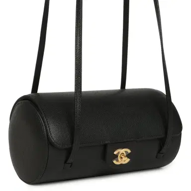 Chanel Chanel Preppy Coco Bowling Bag Black Shiny Caviar Brushed Gold Hardware | Thumbnail 2 Chanel Chanel Preppy Coco Bowling Bag Black Shiny Caviar Brushed Gold Hardware | Thumbnail 2