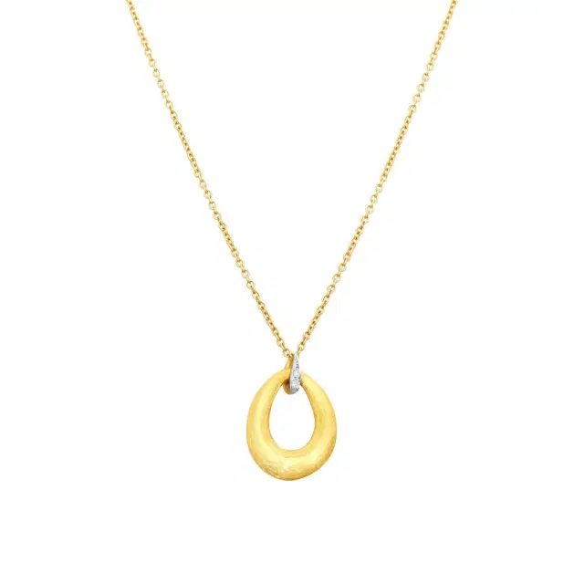 MARCO BICEGO Marco Bicego Lucia 18K Yellow Gold Diamond Pendant Necklace by The Solist
