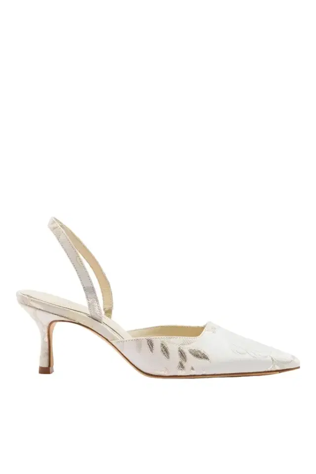 Pump Ivory Brocade