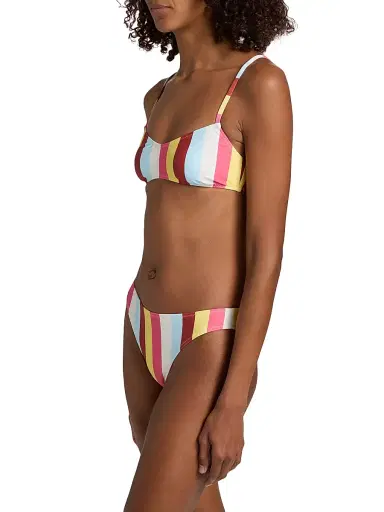 Solid & Striped Women's The Rachel Stripe Bikini Top - Symi Stripe - Size Medium | Thumbnail 4