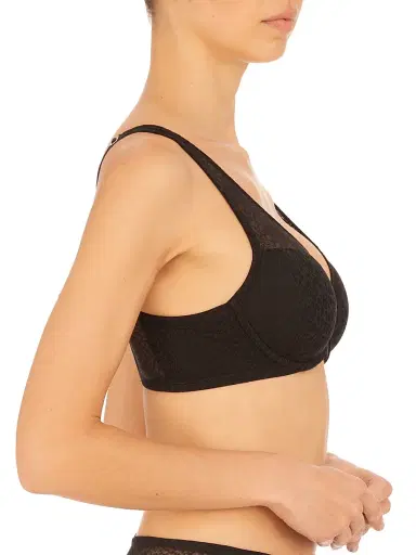 Natori Women's Pretty Smooth Lace T-Shirt Bra - Black - Size 40D | Thumbnail 2 Natori Women's Pretty Smooth Lace T-Shirt Bra - Black - Size 40D | Thumbnail 2