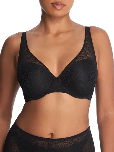 Natori Women's Pretty Smooth Lace T-Shirt Bra - Black - Size 40D | Thumbnail 4 Natori Women's Pretty Smooth Lace T-Shirt Bra - Black - Size 40D | Thumbnail 4