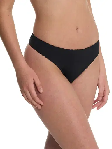 Natori Women's Persuasion Stretch Lace Thong - Black - Size XL | Thumbnail 2 Natori Women's Persuasion Stretch Lace Thong - Black - Size XL | Thumbnail 2