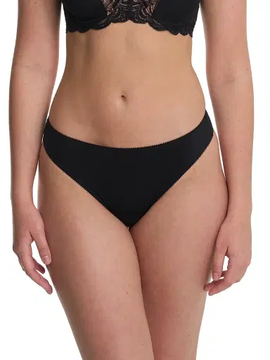 Natori Women's Persuasion Stretch Lace Thong - Black - Size XL | Thumbnail 4 Natori Women's Persuasion Stretch Lace Thong - Black - Size XL | Thumbnail 4