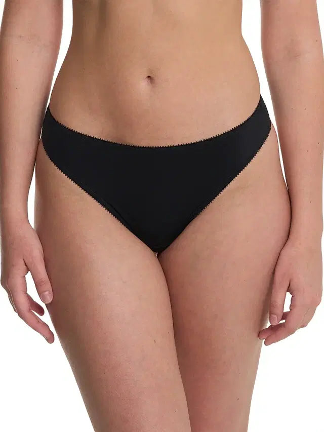 Natori Women's Persuasion Stretch Lace Thong - Black