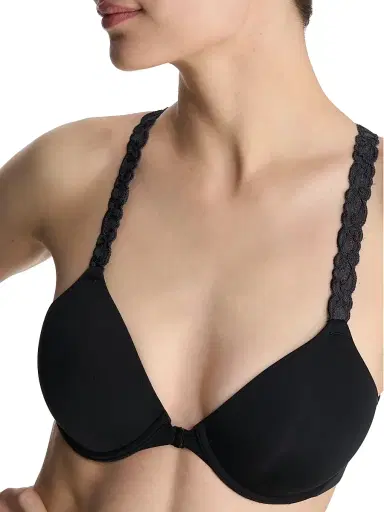 Natori Women's Pure Luxe Convertible Front Close T-Shirt Bra - Black - Size 36G | Thumbnail 5 Natori Women's Pure Luxe Convertible Front Close T-Shirt Bra - Black - Size 36G | Thumbnail 5