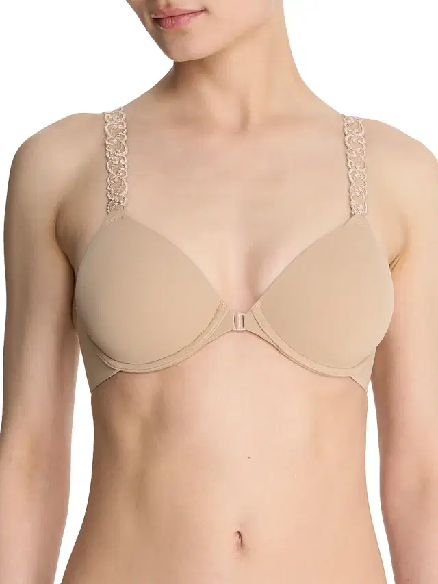 Women's Pure Luxe Convertible Front Close T-Shirt Bra - Cafe - Size 36B