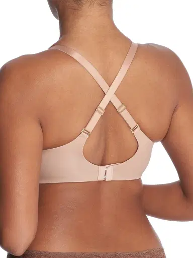 Natori Women's Comfort Evolution Full Fit Memory Foam Covertible Bra - Buff - Size 42C | Thumbnail 4