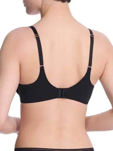 Natori Women's Love Lace Unlined Back Smoothing T-Shirt Bra - Black - Size 36B | Thumbnail 4 Natori Women's Love Lace Unlined Back Smoothing T-Shirt Bra - Black - Size 36B | Thumbnail 4