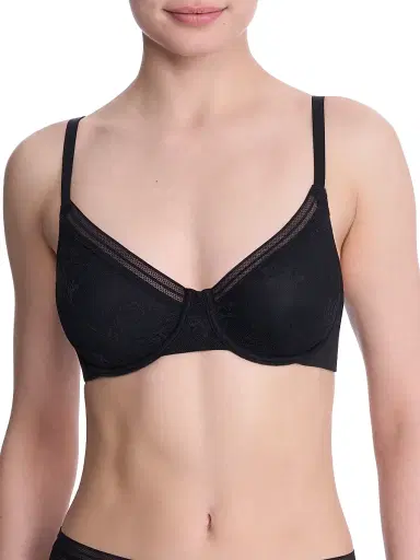 Natori Women's Love Lace Unlined Back Smoothing T-Shirt Bra - Black - Size 36B | Thumbnail 1 Natori Women's Love Lace Unlined Back Smoothing T-Shirt Bra - Black - Size 36B | Thumbnail 1