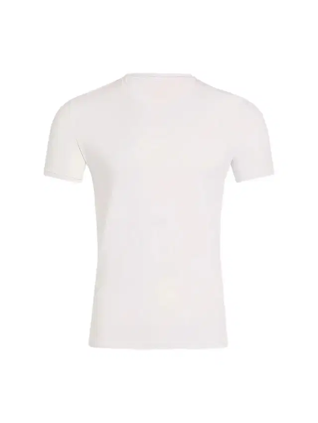 Commando Men's Premier Stretch-Cotton V-Neck Undershirt - White