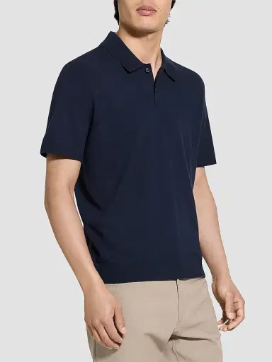 Theory Men's Soris Knit Polo Shirt | Thumbnail 4 Theory Men's Soris Knit Polo Shirt | Thumbnail 4
