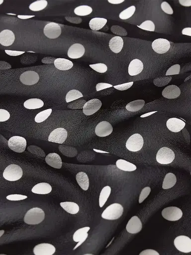 Frame Women's The Nouvelle Polka Dot Silk Blouse - Black Multi - Size XL | Thumbnail 4 Frame Women's The Nouvelle Polka Dot Silk Blouse - Black Multi - Size XL | Thumbnail 4