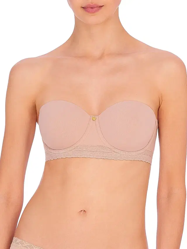 Natori Women's Truly Smooth Longline Strapless Bra - Cafe