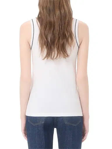 Valentino Garavani Women's Cotton Jersey Top - White - Size XL | Thumbnail 5 Valentino Garavani Women's Cotton Jersey Top - White - Size XL | Thumbnail 5