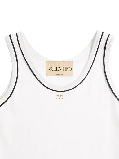 Valentino Garavani Women's Cotton Jersey Top - White - Size XL | Thumbnail 7 Valentino Garavani Women's Cotton Jersey Top - White - Size XL | Thumbnail 7
