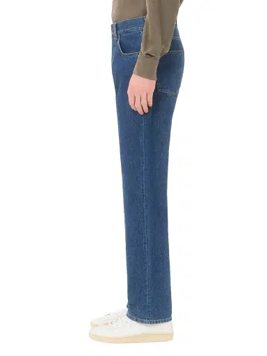 Valentino Garavani Men's Denim Jeans With VGold - Denim - Size 34 | Thumbnail 4 Valentino Garavani Men's Denim Jeans With VGold - Denim - Size 34 | Thumbnail 4