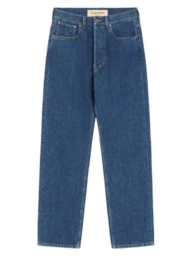Valentino Garavani Men's Denim Jeans With VGold - Denim - Size 34 | Thumbnail 1 Valentino Garavani Men's Denim Jeans With VGold - Denim - Size 34 | Thumbnail 1