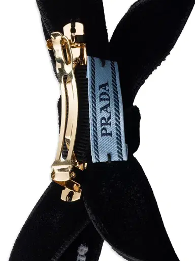Prada Women's Velvet Hair Clip | Thumbnail 2 Prada Women's Velvet Hair Clip | Thumbnail 2