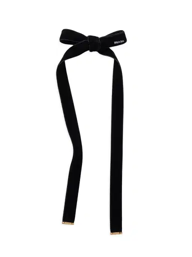 Prada Women's Velvet Hair Clip | Thumbnail 1 Prada Women's Velvet Hair Clip | Thumbnail 1