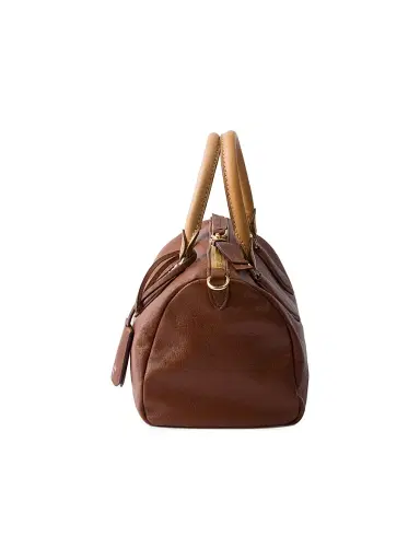 Prada Women's Small Leather Top-Handle Bag - Brown | Thumbnail 6 Prada Women's Small Leather Top-Handle Bag - Brown | Thumbnail 6