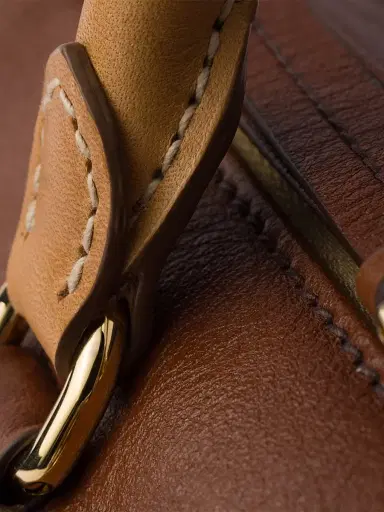 Prada Women's Small Leather Top-Handle Bag - Brown | Thumbnail 8 Prada Women's Small Leather Top-Handle Bag - Brown | Thumbnail 8