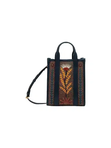 Etro Women's Arnica Extra-Small Signature Paisley Top Handle Bag | Thumbnail 1 Etro Women's Arnica Extra-Small Signature Paisley Top Handle Bag | Thumbnail 1