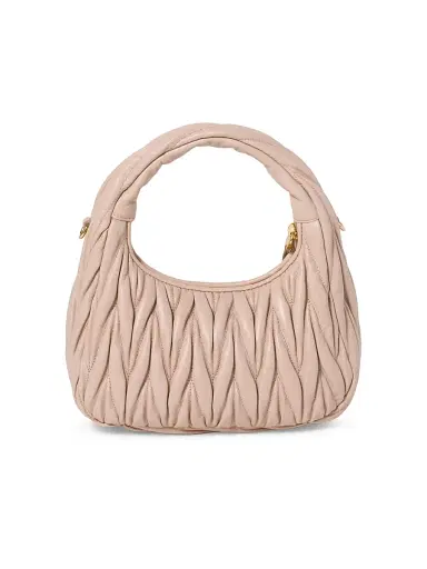 Miu Miu Women's Wander Matelassé Nappa Leather Hobo Bag | Thumbnail 4 Miu Miu Women's Wander Matelassé Nappa Leather Hobo Bag | Thumbnail 4