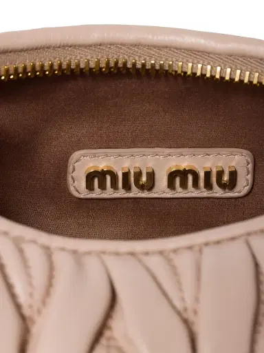 Miu Miu Women's Wander Matelassé Nappa Leather Hobo Bag | Thumbnail 5 Miu Miu Women's Wander Matelassé Nappa Leather Hobo Bag | Thumbnail 5