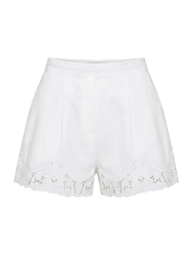 Nicholas the Label Women's Irma Lace-Trim Cotton Shorts -
